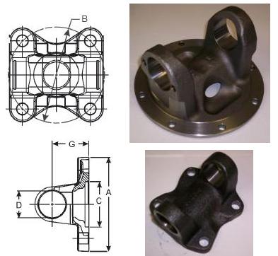   Drive line flange parts